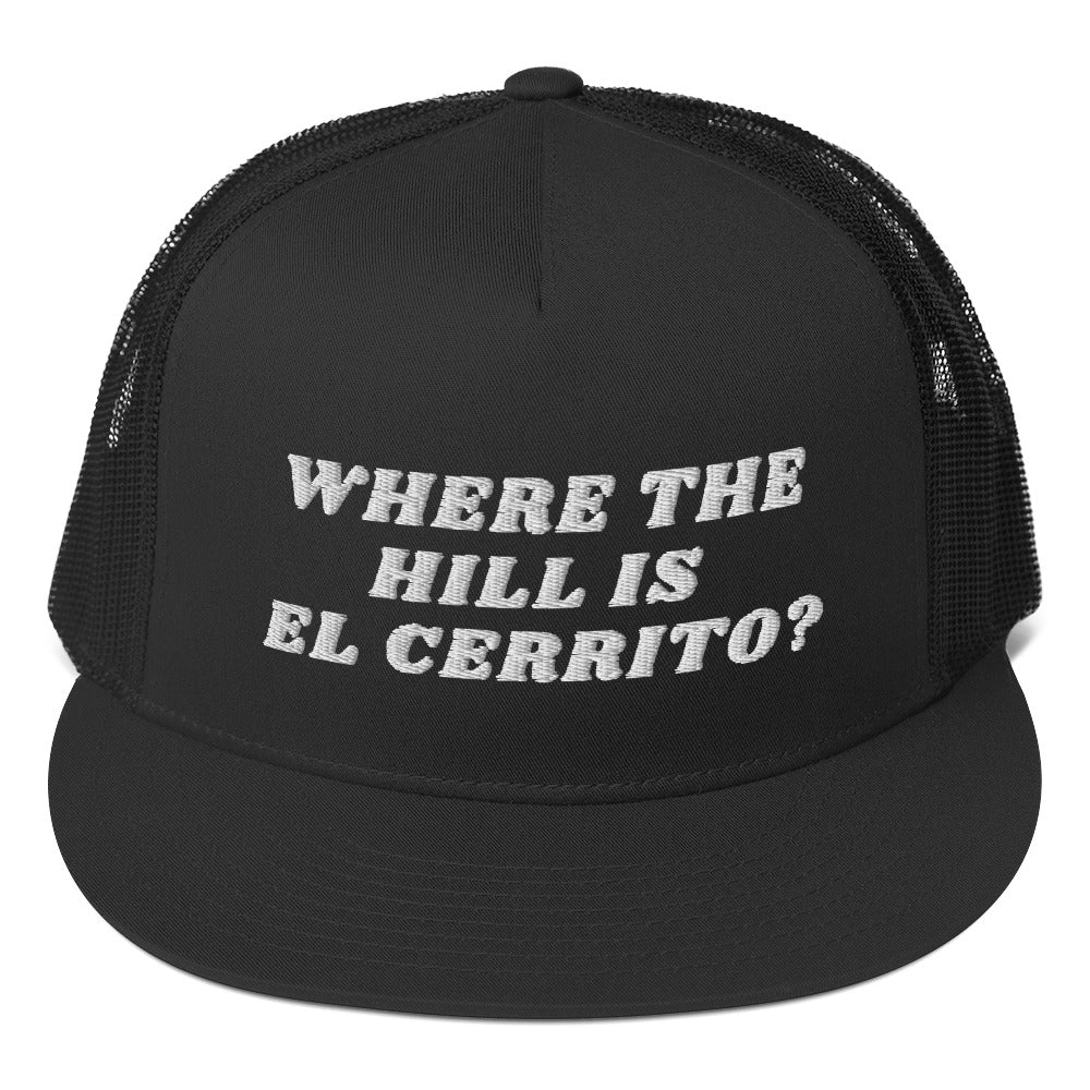 Where the Hill is El Cerrito — Trucker Hat (Vintage Inspired)