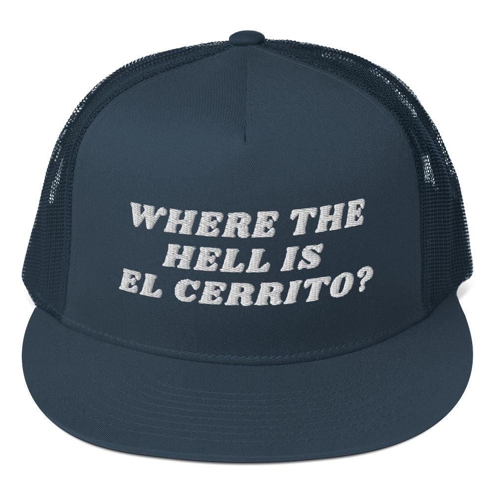 Where the Hill is El Cerrito — Trucker Hat (Vintage Inspired)